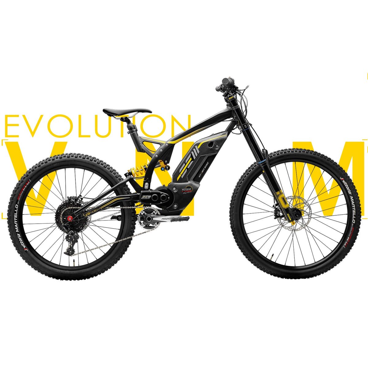 SEM Venom Evolution (OHLINS) E-Bike 2024 Motore 4000W Batteria Litio 9 ...